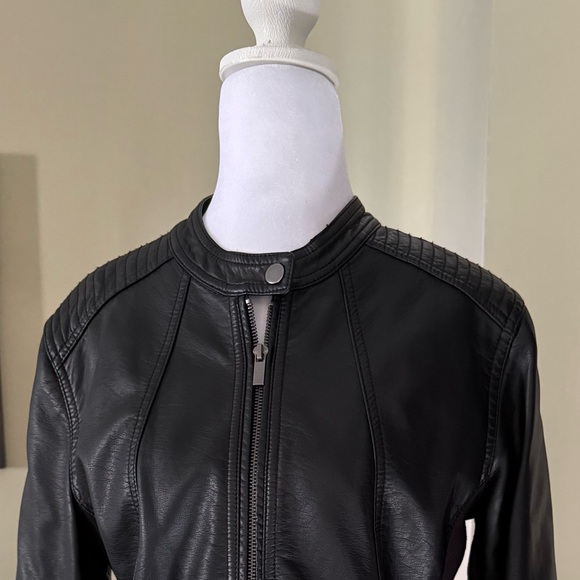 Maurices Black Vegan Leather Jacket - Picture 5 of 11
